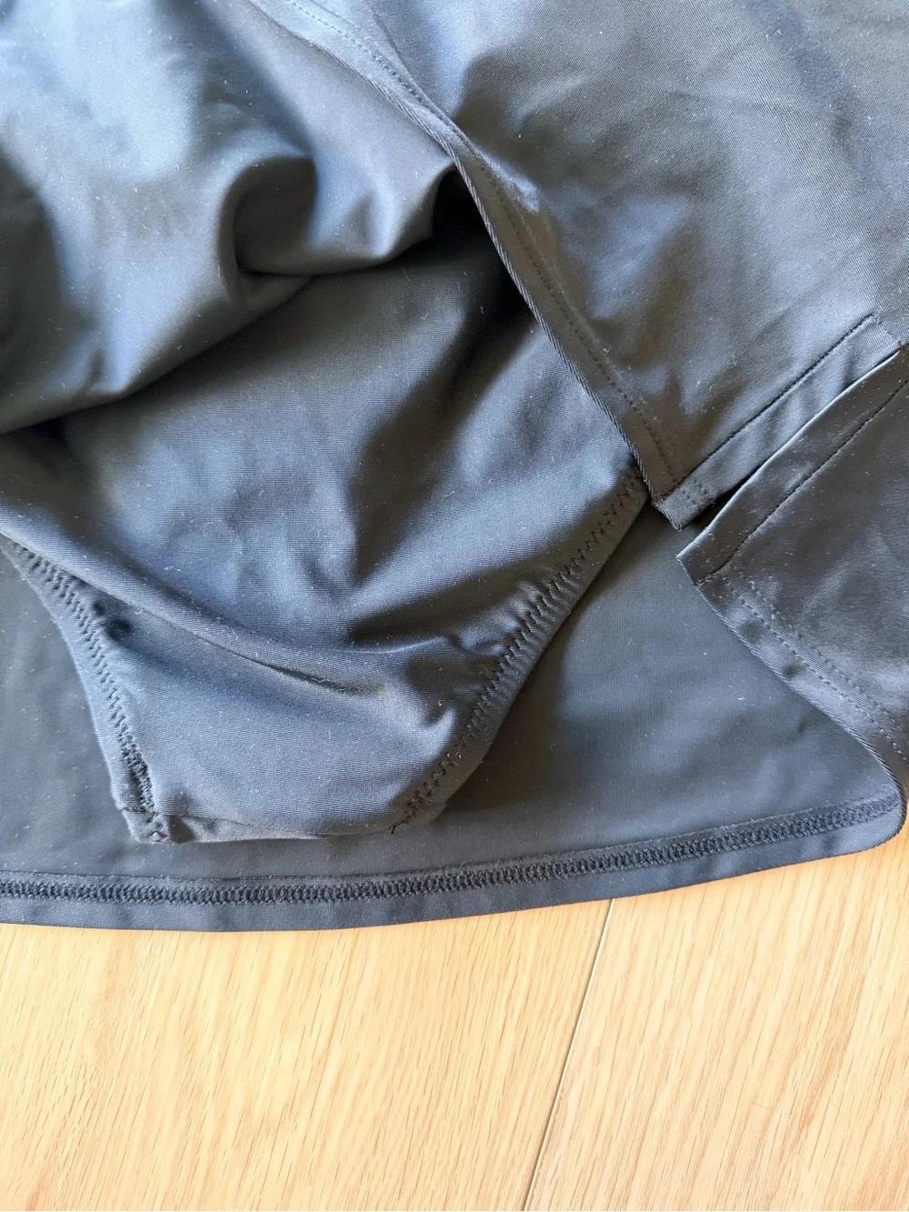 NWT J CREW Black Swim Skirt